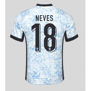 Portugalsko Ruben Neves #18 Venkovní Dres ME 2024 Krátkým Rukávem