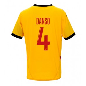 RC Lens Kevin Danso #4 Domácí Dres 2024-25 Krátkým Rukávem