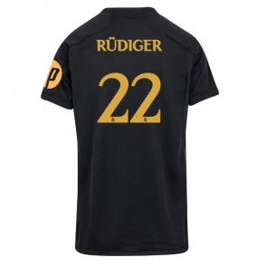 Real Madrid Antonio Rudiger #22 Alternativní Dres pro Dámy 2023-24 Krátkým Rukávem