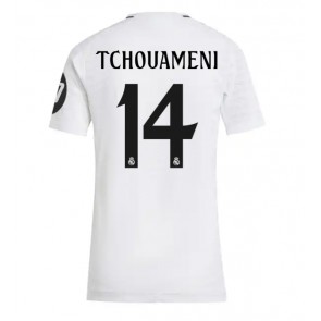 Real Madrid Aurelien Tchouameni #14 Domácí Dres pro Dámy 2024-25 Krátkým Rukávem