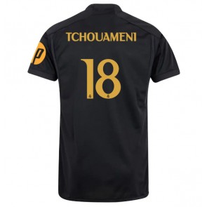 Real Madrid Aurelien Tchouameni #18 Alternativní Dres 2023-24 Krátkým Rukávem