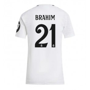 Real Madrid Brahim Diaz #21 Domácí Dres pro Dámy 2024-25 Krátkým Rukávem