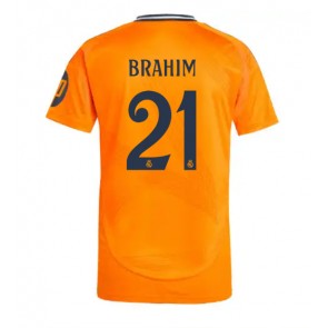 Real Madrid Brahim Diaz #21 Venkovní Dres 2024-25 Krátkým Rukávem