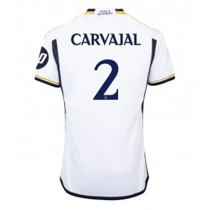 Real Madrid Daniel Carvajal #2 Domácí Dres 2023-24 Krátkým Rukávem