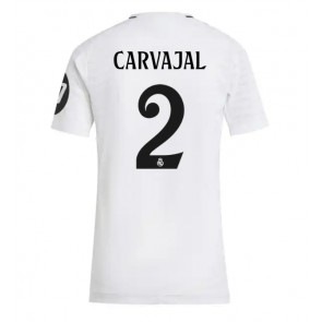 Real Madrid Daniel Carvajal #2 Domácí Dres pro Dámy 2024-25 Krátkým Rukávem