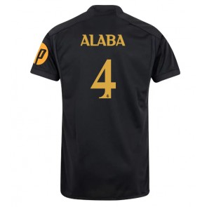 Real Madrid David Alaba #4 Alternativní Dres 2023-24 Krátkým Rukávem