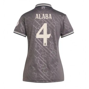 Real Madrid David Alaba #4 Alternativní Dres pro Dámy 2024-25 Krátkým Rukávem