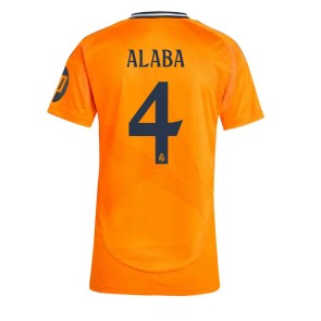 Real Madrid David Alaba #4 Venkovní Dres pro Dámy 2024-25 Krátkým Rukávem