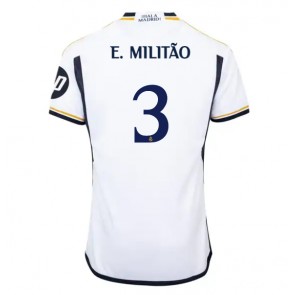 Real Madrid Eder Militao #3 Domácí Dres 2023-24 Krátkým Rukávem