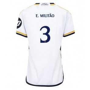 Real Madrid Eder Militao #3 Domácí Dres pro Dámy 2023-24 Krátkým Rukávem