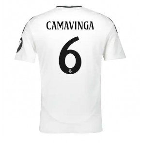 Real Madrid Eduardo Camavinga #6 Domácí Dres 2024-25 Krátkým Rukávem