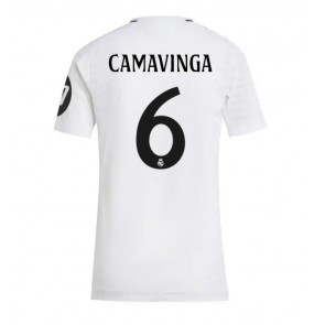 Real Madrid Eduardo Camavinga #6 Domácí Dres pro Dámy 2024-25 Krátkým Rukávem