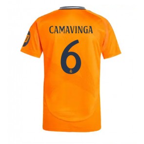 Real Madrid Eduardo Camavinga #6 Venkovní Dres 2024-25 Krátkým Rukávem