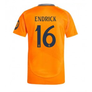 Real Madrid Endrick #16 Venkovní Dres 2024-25 Krátkým Rukávem