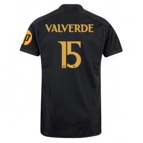 Real Madrid Federico Valverde #15 Alternativní Dres 2023-24 Krátkým Rukávem