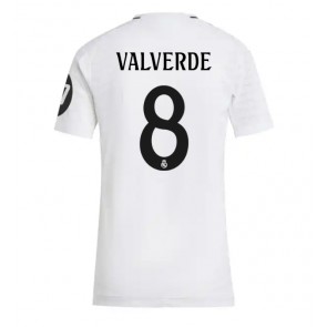 Real Madrid Federico Valverde #8 Domácí Dres pro Dámy 2024-25 Krátkým Rukávem