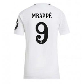 Real Madrid Kylian Mbappe #9 Domácí Dres pro Dámy 2024-25 Krátkým Rukávem