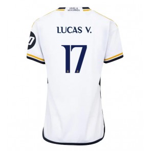 Real Madrid Lucas Vazquez #17 Domácí Dres pro Dámy 2023-24 Krátkým Rukávem