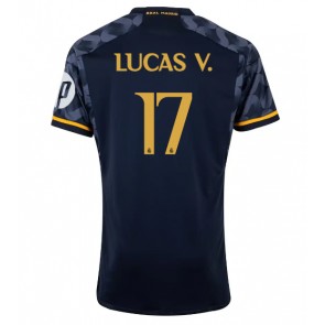 Real Madrid Lucas Vazquez #17 Venkovní Dres 2023-24 Krátkým Rukávem