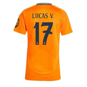 Real Madrid Lucas Vazquez #17 Venkovní Dres pro Dámy 2024-25 Krátkým Rukávem