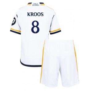 Real Madrid Toni Kroos #8 Domácí dres komplet pro Děti 2023-24 Krátkým Rukávem (+ Krátké kalhoty)