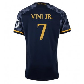 Real Madrid Vinicius Junior #7 Venkovní Dres 2023-24 Krátkým Rukávem