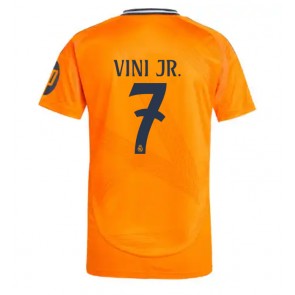 Real Madrid Vinicius Junior #7 Venkovní Dres 2024-25 Krátkým Rukávem