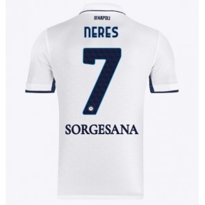 SSC Napoli David Neres #7 Venkovní Dres 2024-25 Krátkým Rukávem