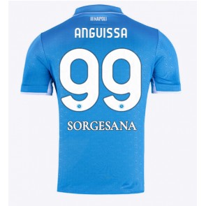 SSC Napoli Frank Anguissa #99 Domácí Dres 2024-25 Krátkým Rukávem