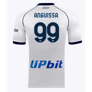 SSC Napoli Frank Anguissa #99 Venkovní Dres 2023-24 Krátkým Rukávem