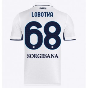 SSC Napoli Stanislav Lobotka #68 Venkovní Dres 2024-25 Krátkým Rukávem