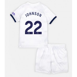 Tottenham Hotspur Brennan Johnson #22 Domácí dres komplet pro Děti 2023-24 Krátkým Rukávem (+ Krátké kalhoty)