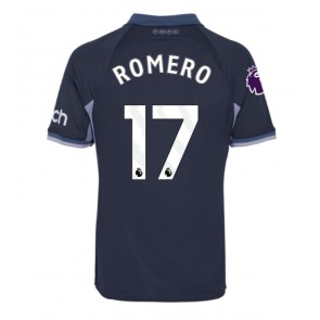 Tottenham Hotspur Cristian Romero #17 Venkovní Dres 2023-24 Krátkým Rukávem