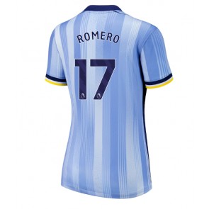 Tottenham Hotspur Cristian Romero #17 Venkovní Dres pro Dámy 2024-25 Krátkým Rukávem