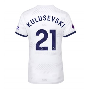 Tottenham Hotspur Dejan Kulusevski #21 Domácí Dres pro Dámy 2023-24 Krátkým Rukávem