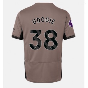 Tottenham Hotspur Destiny Udogie #38 Alternativní Dres 2023-24 Krátkým Rukávem