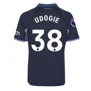 Tottenham Hotspur Destiny Udogie #38 Venkovní Dres 2023-24 Krátkým Rukávem