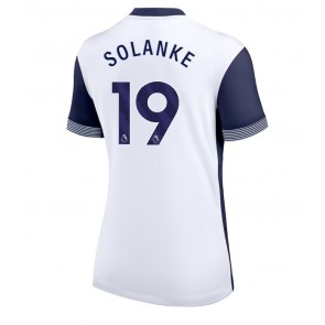 Tottenham Hotspur Dominic Solanke #19 Domácí Dres pro Dámy 2024-25 Krátkým Rukávem