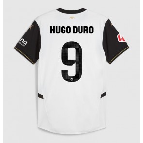 Valencia Hugo Duro #9 Domácí Dres 2024-25 Krátkým Rukávem