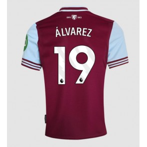 West Ham United Edson Alvarez #19 Domácí Dres 2024-25 Krátkým Rukávem