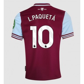 West Ham United Lucas Paqueta #10 Domácí Dres 2024-25 Krátkým Rukávem