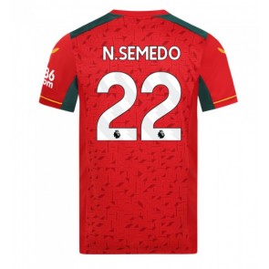 Wolves Nelson Semedo #22 Venkovní Dres 2023-24 Krátkým Rukávem