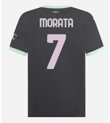 AC Milan Alvaro Morata #7 Alternativní Dres 2024-25 Krátkým Rukávem