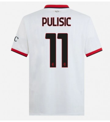 AC Milan Christian Pulisic #11 Venkovní Dres 2024-25 Krátkým Rukávem