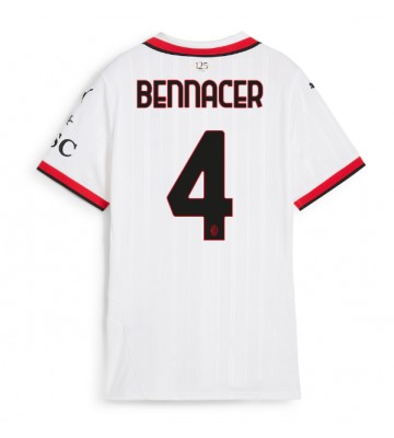 AC Milan Ismael Bennacer #4 Venkovní Dres pro Dámy 2024-25 Krátkým Rukávem