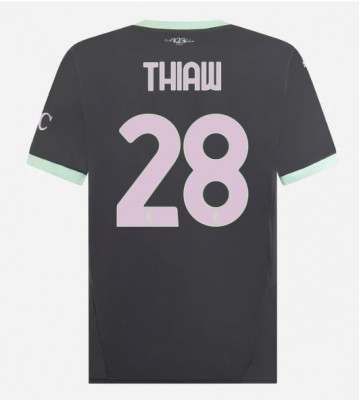 AC Milan Malick Thiaw #28 Alternativní Dres 2024-25 Krátkým Rukávem