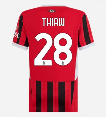 AC Milan Malick Thiaw #28 Domácí Dres pro Dámy 2024-25 Krátkým Rukávem