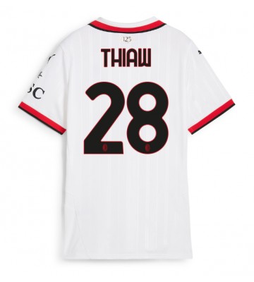 AC Milan Malick Thiaw #28 Venkovní Dres pro Dámy 2024-25 Krátkým Rukávem