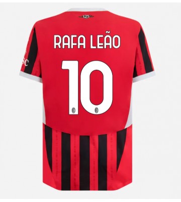 AC Milan Rafael Leao #10 Domácí Dres 2024-25 Krátkým Rukávem