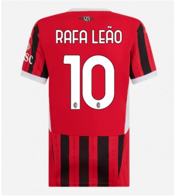 AC Milan Rafael Leao #10 Domácí Dres pro Dámy 2024-25 Krátkým Rukávem